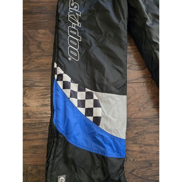 Ski-Doo Snowmobile Bibs Pants XL Extra Large Vintage Bombardier Full-Zip EUC - Picture 3 of 13